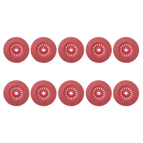 DURAFORCE 4-1/2" x 7/8" Ceramic Grinding Wheel Type 29 Flap Discs 10 Pack 60 Grit