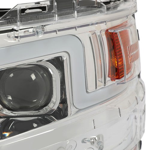 15-19 Chevy Silverado 2500HD 3500HD Sequential LED DRL Projector Headlights