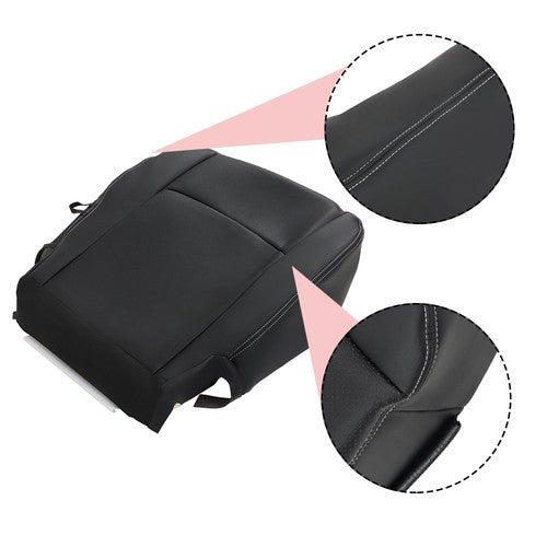 DURAFORCE New For Dodge Ram 1500 Laramie 2013-2018 Leather Seat Cover Passenger Bottom