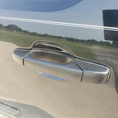 DURAFORCE Set of 4 Door Handle Black Front & Rear For Chevy GMC Tahoe Yukon Sierra 07-14