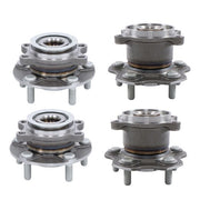 DURAFORCE For Nissan Rogue 2008-2013 AWD Front & Rear LH & RH 2.5L L4 4× Wheel Hub Bearing