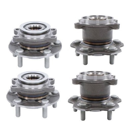 DURAFORCE For Nissan Rogue 2008-2013 AWD Front & Rear LH & RH 2.5L L4 4× Wheel Hub Bearing