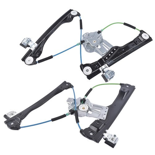 DURAFORCE Door Window Regulator w/o Motor Front Left & Right Side for Chevy Volt 2011-2015