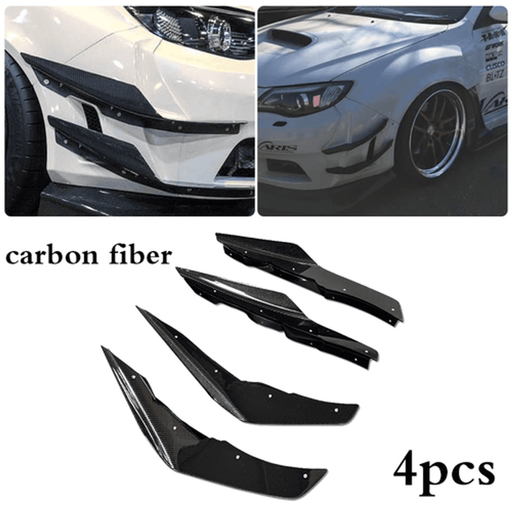 DURAFORCE For 2007-2014 Subaru Impreza STi GVB GVF STI Front Canard Spoiler Air Scoop