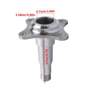 DURAFORCE New Weld-On Spindle Kit with Flange For 3,500 LB #84 Trailer Axles - 1 3/4"