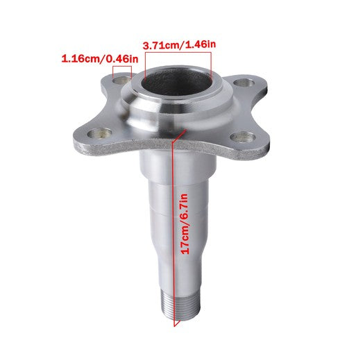 DURAFORCE New Weld-On Spindle Kit with Flange For 3,500 LB #84 Trailer Axles - 1 3/4"