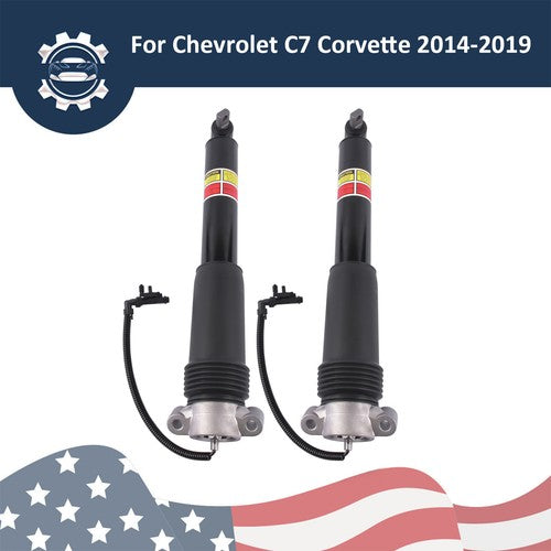 DURAFORCE 2x Front Shock Absorber Struts w/Electric 84235048 For Chevy Corvette 14-19 6.2L
