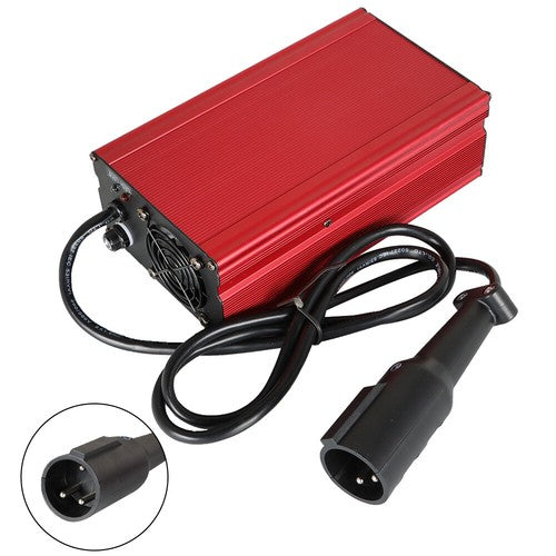 DURAFORCE 48 Volt 10 Amp Battery Charger Fit For Club Car Golf Cart 3-Pin Round Plug