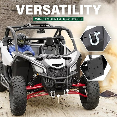 DURAFORCE Steel Winch Ready Front Bumper For Can-Am Maverick X3 & X3 MAX Model 17-25