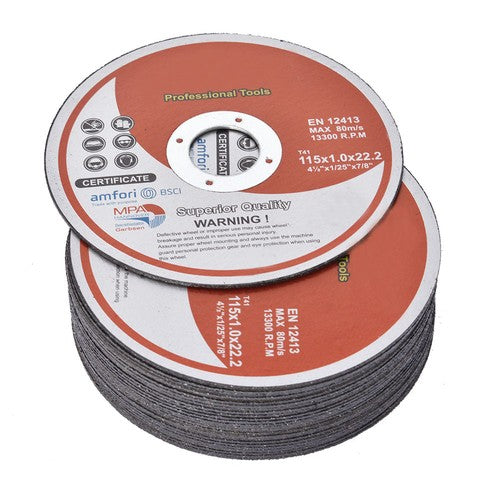 DURAFORCE Pack 100 4-1/2"x.040"x7/8" Cut-off Wheel - Metal & Stainless Steel Cutting Discs