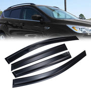 DURAFORCE Out-Channel Window Sun Vent Visor Rain Guard Deflector for Ford Escape 2013-2019