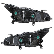 DURAFORCE For Nissan Altima 2019-2020 LH+RH Headlight Headlamps Clear Lens Halogen Chrome