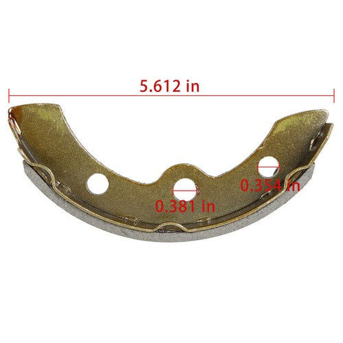 DURAFORCE Golf Cart Brake Drums And Brake Shoe Kit For Club Car DS 1995+ Precedent 2004+