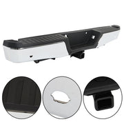 DURAFORCE For Ford F150 2015-2019 w/ Heavy Duty Tow & Sensor Hole Chrome Rear Bumper