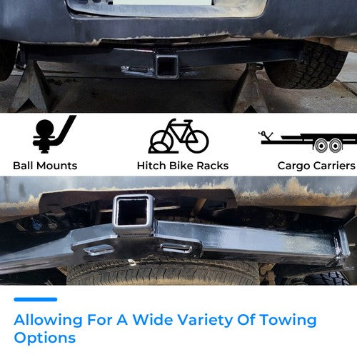 Class 3 Trailer Hitch Rear Bumper Tow Kit for Silverado GMC Sierra 1500 2014 2019