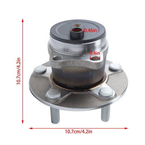 DURAFORCE 2Pcs Wheel Hub Bearings Rear FWD For Mitsubishi Lancer Outlander 2008-2013 2.4L