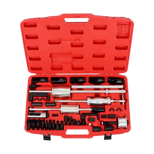DURAFORCE Engine Fuel Injector Extractor Slide Hammer Puller Adapter Tool Kit 40 Pieces