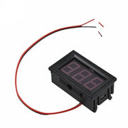 DURAFORCE 3× DC 4.5-30V Blue LED 3Digital Display Voltage Meter Voltmeter Panel Motorcycle