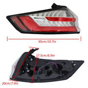 DURAFORCE LH/Driver Side Rear LED Outer Lamp Tail Light For Ford Edge 2019-2023 Red Lens