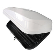 DURAFORCE New 14 ft³ ABS Car Roof Top Box Cargo Luggage Carrier 2 Locks Toolless Install