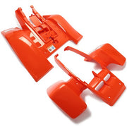DURAFORCE Front + Rear Fender Plastic Body For 87-06 Yamaha Banshee 350 YFZ350 (ORANGE)