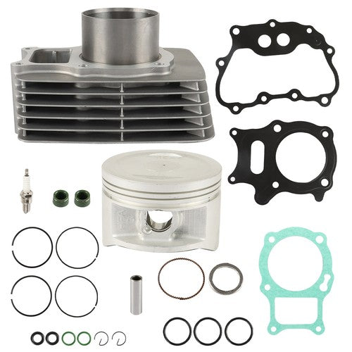 DURAFORCE For Honda Recon 250 Top End Rebuild Kit Cylinder Piston Gaskets 68.5mm 2002-2022