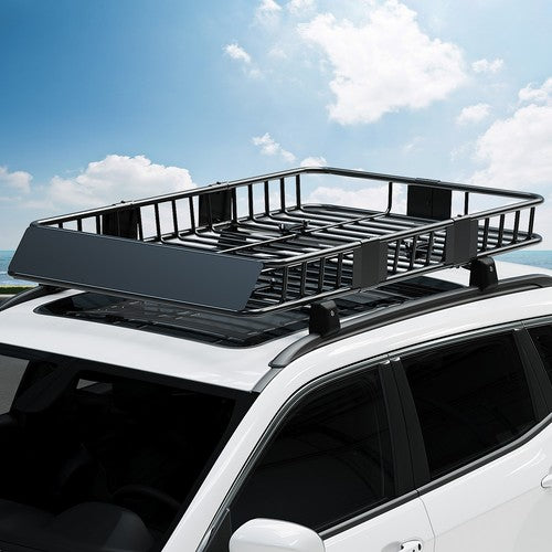 DURAFORCE 64" x 39'' Roof Rack Steel Luggage Holder Cargo Carrier Top Basket SUV Truck