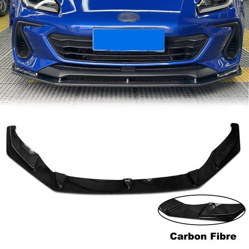 DURAFORCE Front Bumper Carbon Fiber Lip Spoiler for 2022-2023 for Subaru BRZ ZD8