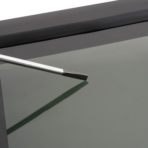 DURAFORCE RV Window 21" X 14" Teardrop Horizontal Sliding Replacement w/ Screen&Trim ring