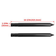 DURAFORCE 2PCS 17" Stabilizer Hay Bale Spear Attachment Quick Attach Bale Spike No-Sleeve