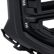 DURAFORCE New Gloss Black Plastic Front Bumper Grille For GMC Sierra 1500 2016 2017 2018