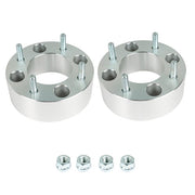 DURAFORCE Wheel Spacers 4x110 2" 74mm M10x1.25 For Suzuki Honda 1993-2016 Silver X2