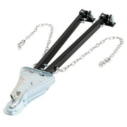 DURAFORCE Adjustable 5000lbs For Trailer RV Tow Bar Flat Dinghy Towing Fit 2'' Ball Hitch