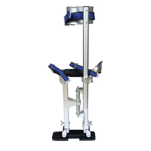 DURAFORCE Aluminum Stilt Drywall Painting Stilts For Painter Taping Tool Silver 24-40 Inch