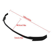 DURAFORCE Front Bumper Trim Valance Air Deflector Plastic Black For GMC Acadia 2020-2023