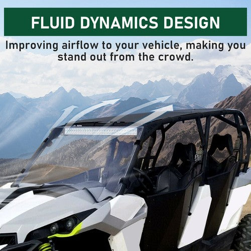 DURAFORCE Aluminum Top Black Roof For Can-Am Maverick MAX 1000 and Commander 1000 4 Door