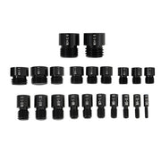 DURAFORCE Nut and Bolt Gauge 23 Metric & 21 Inch 44 Pcs Nut and Bolt Thread Checker in Box