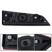 DURAFORCE Rear Inner Chrome For 2016-2018 Honda Pilot Tail Light Red Right Passenger Side