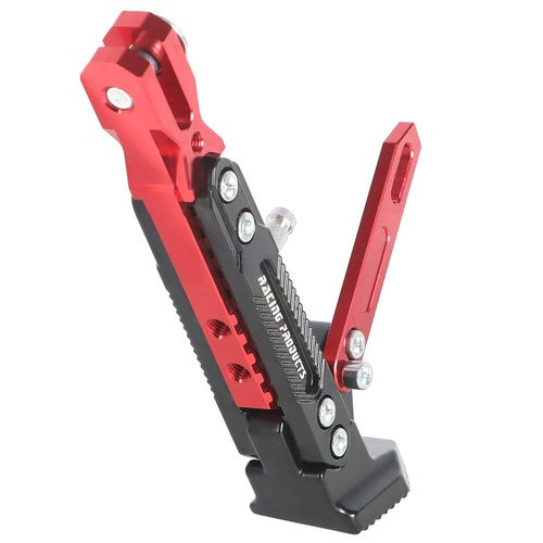 DURAFORCE CNC Adjustable Motorcycle Kickstand Foot Side Support Stand Aluminum Alloy