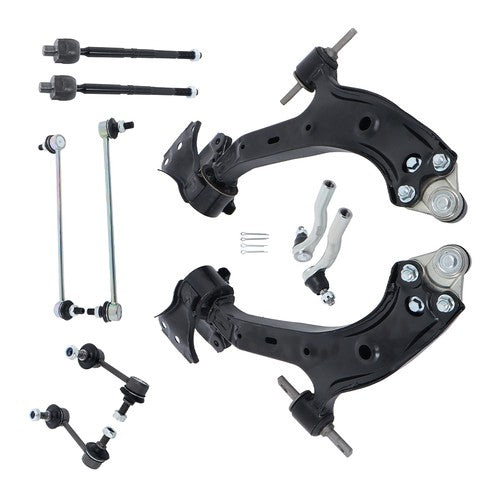 DURAFORCE MS601174 10× Front Lower Control Arms Tie Rod Sway Bar Link For Honda CR-V 12-14