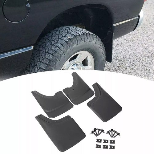 DURAFORCE Mud Guards Flaps For Dodge 02-08 Ram 1500 03-09 1500 2500 3500 W/O Fender Flares
