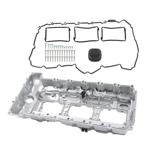 DURAFORCE For BMW 135i 335i 535i 640i 740i X3 X5 N55 Aluminum Valve Cover w/ Gasket & Cap