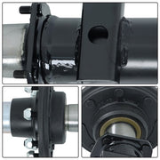 DURAFORCE For 7000lbs 7k TK Trailer Axle 8 lug-6.5" 89" HF 74" Spring Center New