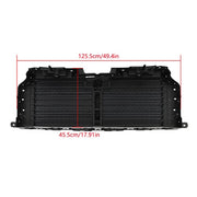 DURAFORCE ML3Z-8475-A For 21-22 Ford F-150 Radiator Upper+Lower Grille Shutter W/O Motor