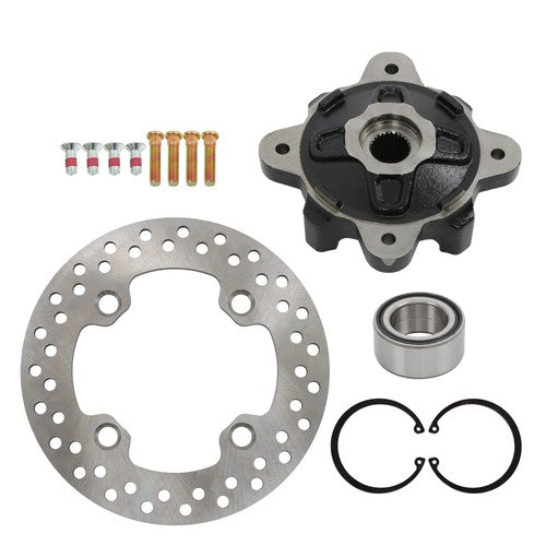 DURAFORCE Front Wheel Hub Brake Rotor Kit For Polaris RZR570 RZR900 ACE570 ACE900 5137127