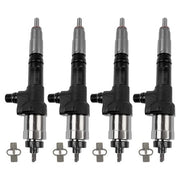 DURAFORCE Ser of 4 Common Rail Fuel Injectors Fits for Kubota V3800 V3800T 3.8L 1J50053052