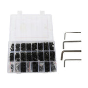 DURAFORCE 1600Pcs Metric Screw Assortment,M2 M3 M4 M5 Screws Nuts and Bolts Assortment Kit