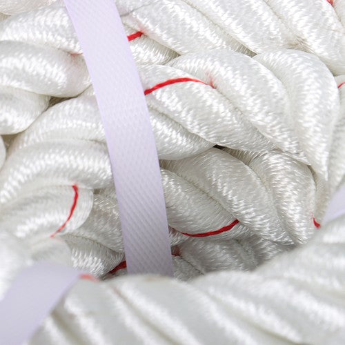 DURAFORCE 1"×120ft Double Braid Polyester Rope 3400lbs Breaking Strength Strong Pulling
