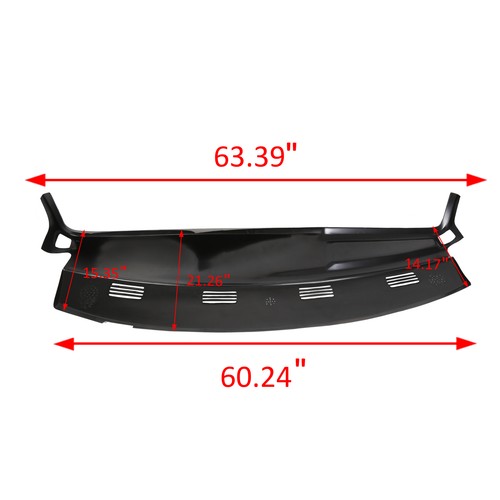 One Piece Molded Dash Cover for 02-05 Dodge Ram 1500 2500 3500 Textured Black