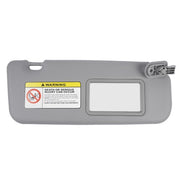 DURAFORCE Right Passenger Side Gray Sun Visor for Hyundai Accent 1E 1.6L L4 Gas 2011-2015